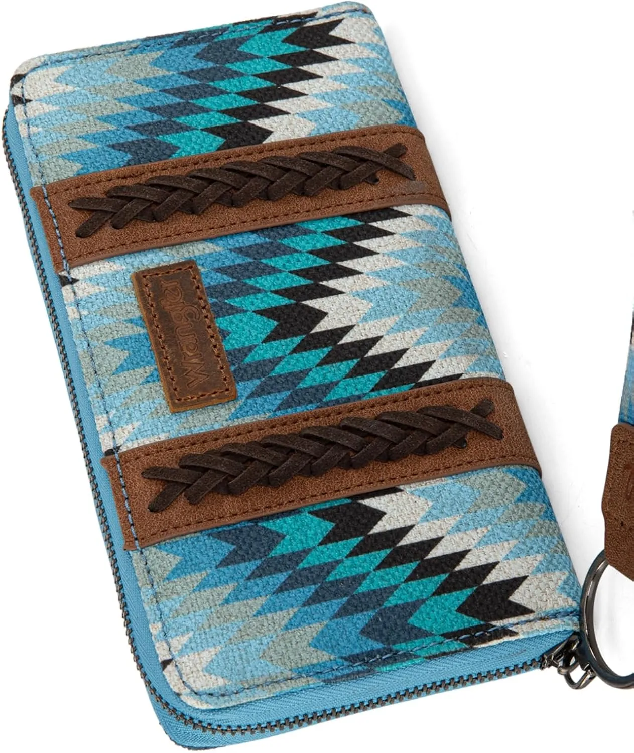 Wrangler Wallet Wristlet Aztec Clutch Long Purse Boho Credit Card Holder Wallet