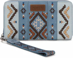 Wrangler Wallet Wristlet Aztec Clutch Long Purse Boho Credit Card Holder Wallet