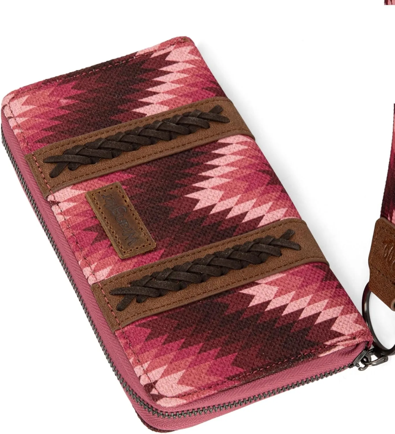 Wrangler Wallet Wristlet Aztec Clutch Long Purse Boho Credit Card Holder Wallet