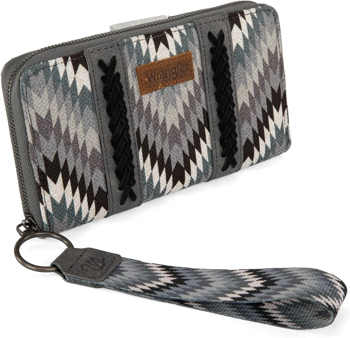 Wrangler Wallet Wristlet Aztec Clutch Long Purse Boho Credit Card Holder Wallet