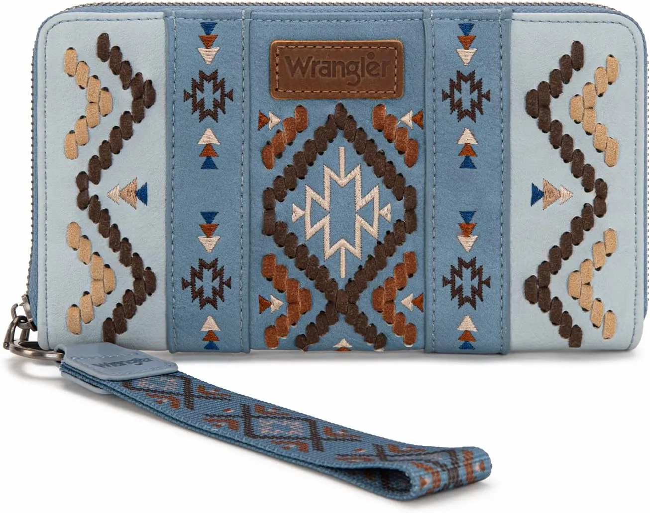 Wrangler Wallet Wristlet Aztec Clutch Long Purse Boho Credit Card Holder Wallet