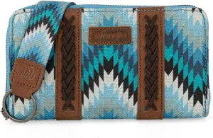 Wrangler Wallet Wristlet Aztec Clutch Long Purse Boho Credit Card Holder Wallet