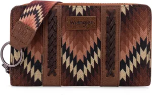 Wrangler Wallet Wristlet Aztec Clutch Long Purse Boho Credit Card Holder Wallet