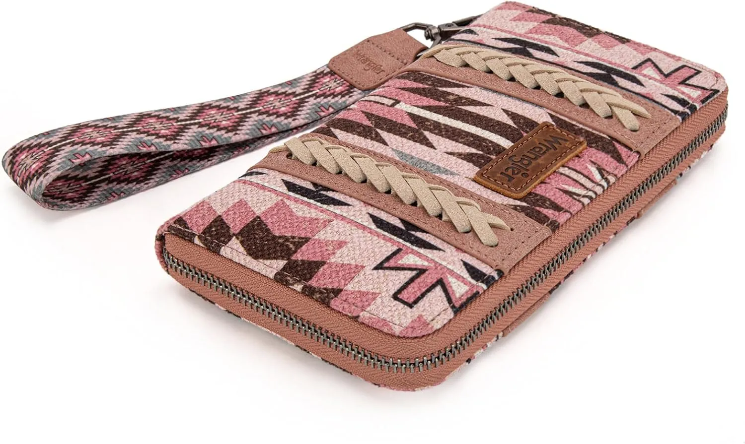 Wrangler Wallet Wristlet Aztec Clutch Long Purse Boho Credit Card Holder Wallet