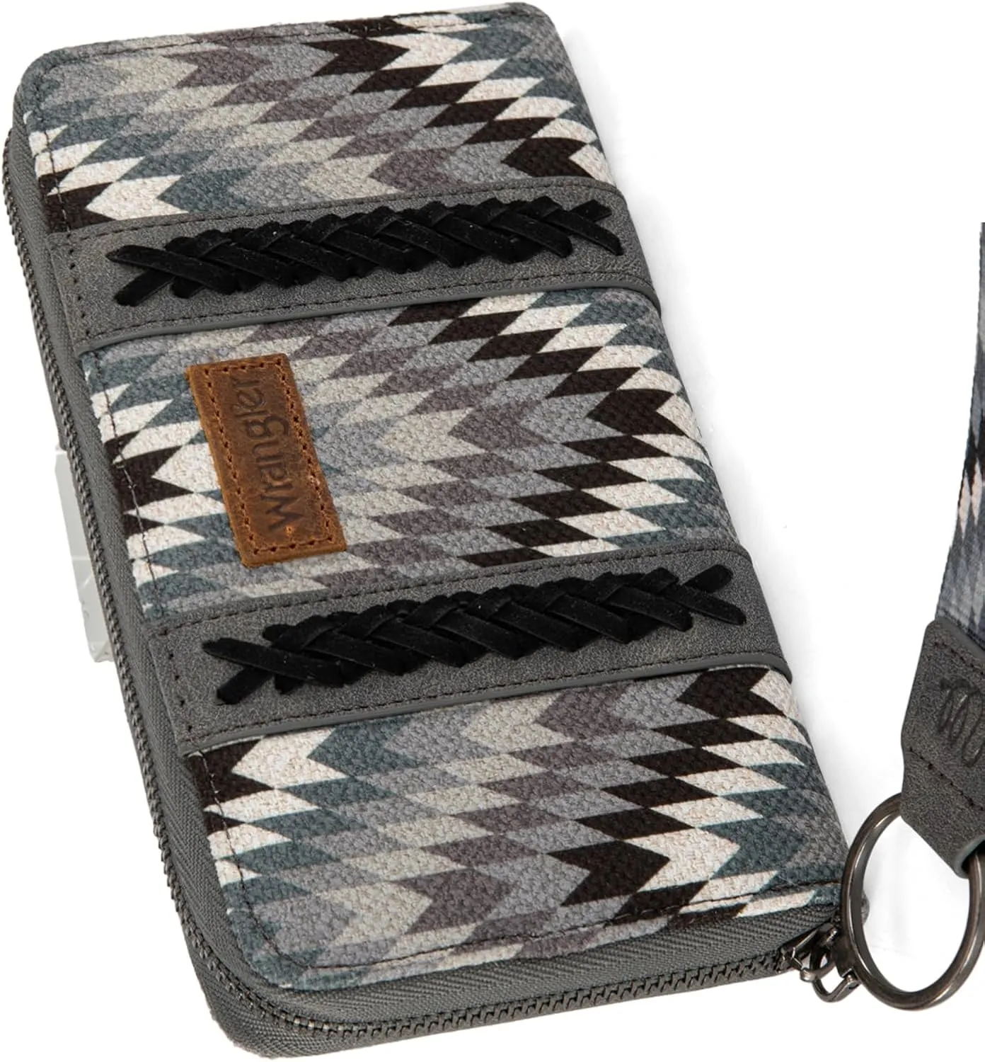 Wrangler Wallet Wristlet Aztec Clutch Long Purse Boho Credit Card Holder Wallet