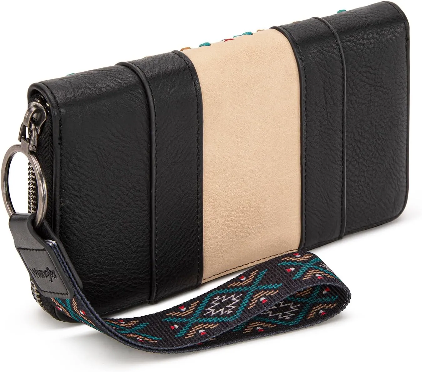 Wrangler Wallet Wristlet Aztec Clutch Long Purse Boho Credit Card Holder Wallet