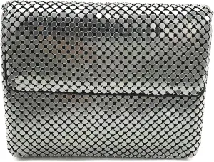 X-Small Women clutch metal mesh evening purse bag for Cocktail Party Prom Wedding Banquet