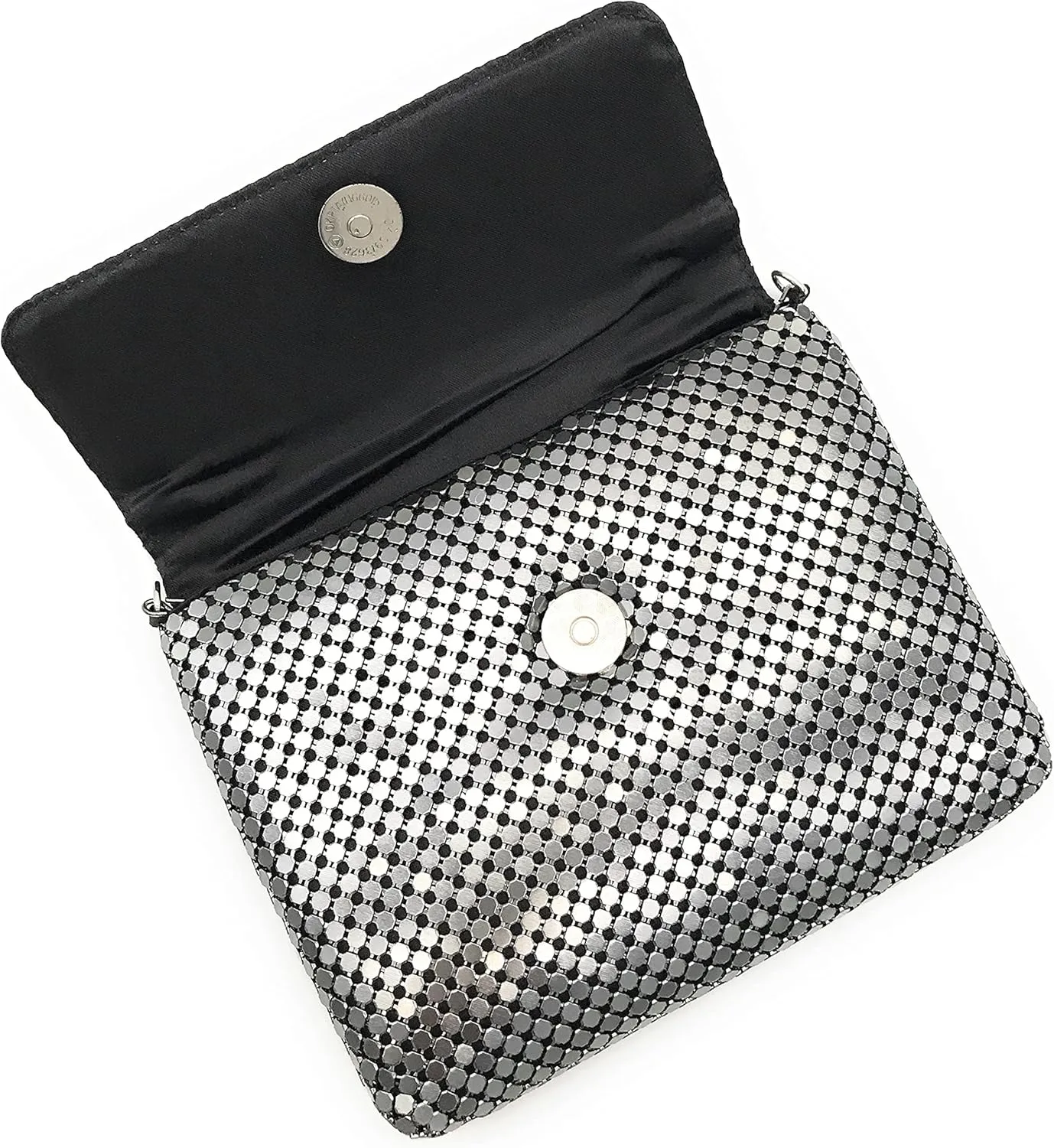 X-Small Women clutch metal mesh evening purse bag for Cocktail Party Prom Wedding Banquet