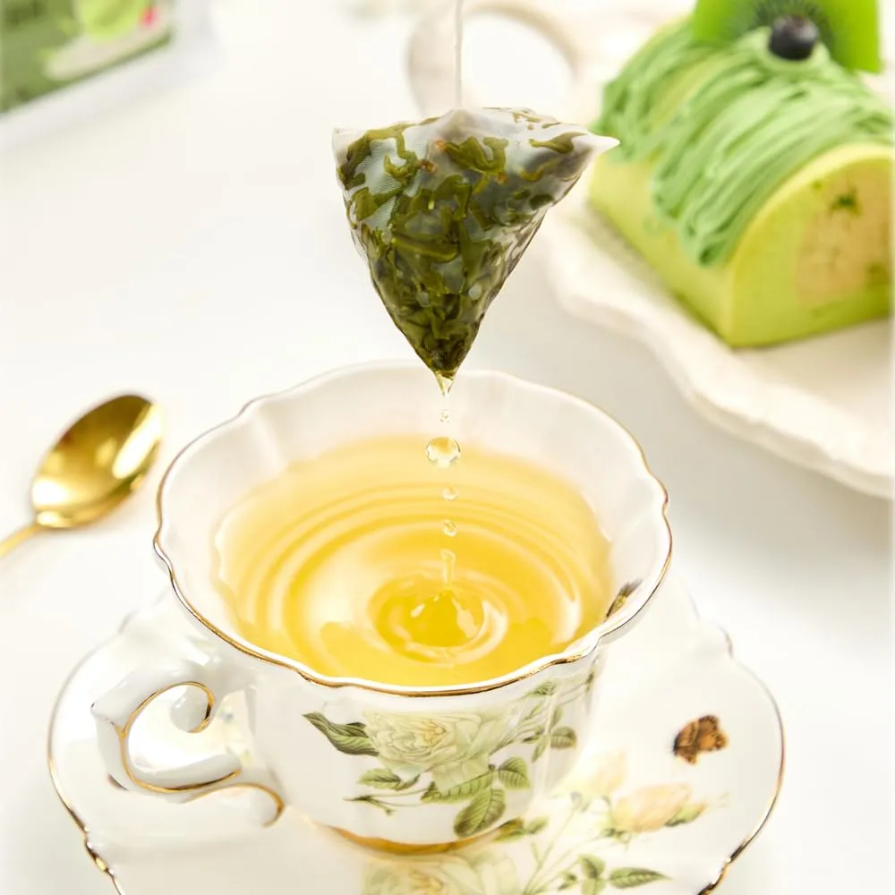 XIEJINJI Oolong Tea - Taiwan Dongding Oolong Tea Bags, 3.2g x 50 Count, Pyramid Teabag, Whole Leaf, Mild Fermentation