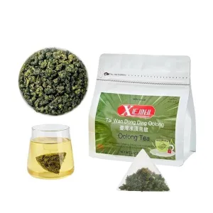 XIEJINJI Oolong Tea - Taiwan Dongding Oolong Tea Bags, 3.2g x 50 Count, Pyramid Teabag, Whole Leaf, Mild Fermentation