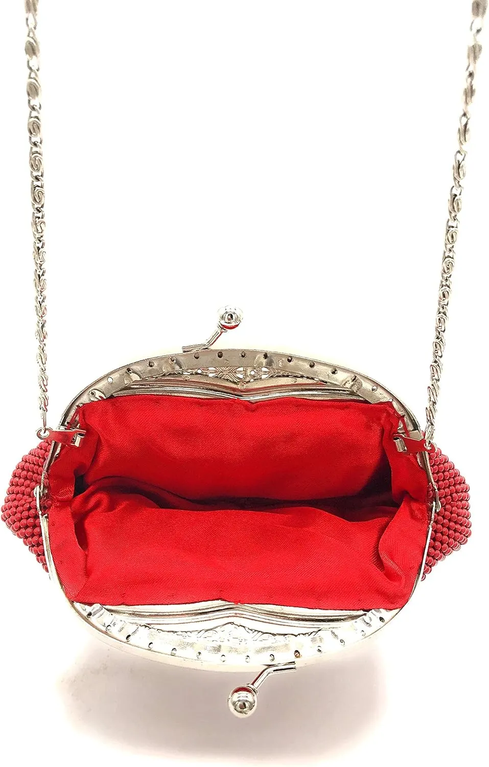 XX-Small Women clutch metal mesh purse for Cocktail Party Prom Wedding Banquet