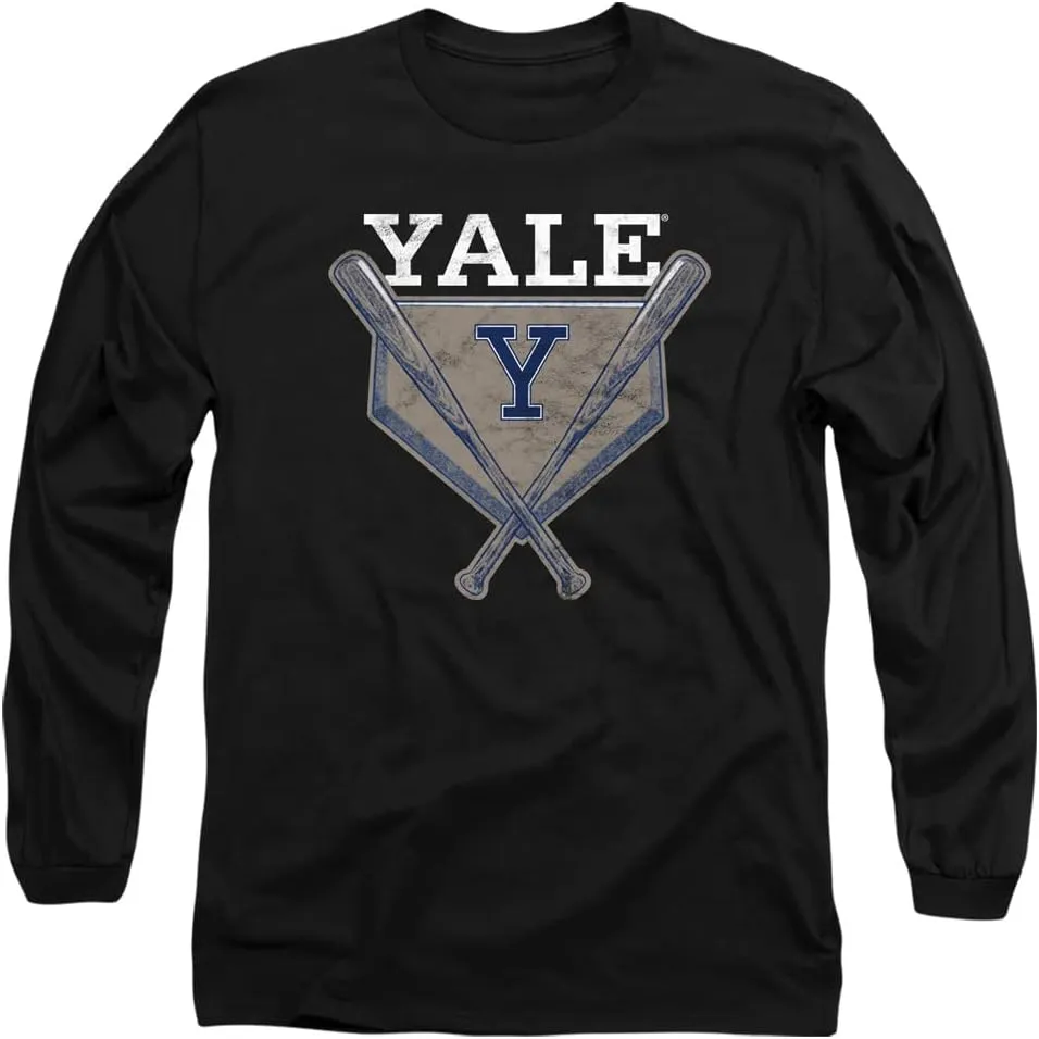 Yale University Official Baseball Diamond Unisex Adult Long-Sleeve T Shirt