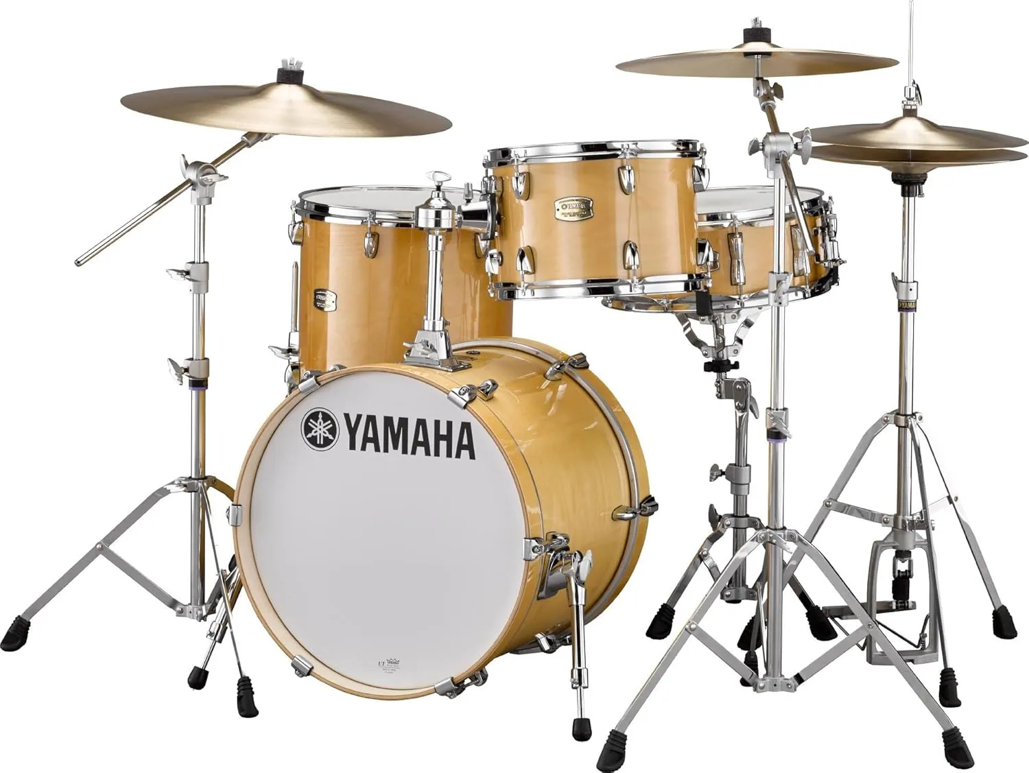 Yamaha Stage Custom Birch 3pc Bop Drum Shell Pack - 18" Kick, Natural Wood
