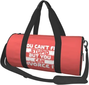 You Can'T Fix Stupid But You Can Divorce It Duffel Bag Gym Bag Travel Sports Tote Large Foldable Beach Swim Yoga6