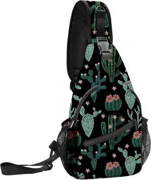 Yrebyou Sling Bag for Women Crossbody Backpack Travel Shoulder Hiking Bags Waterproof Daypack For Beach Outdoor Camping