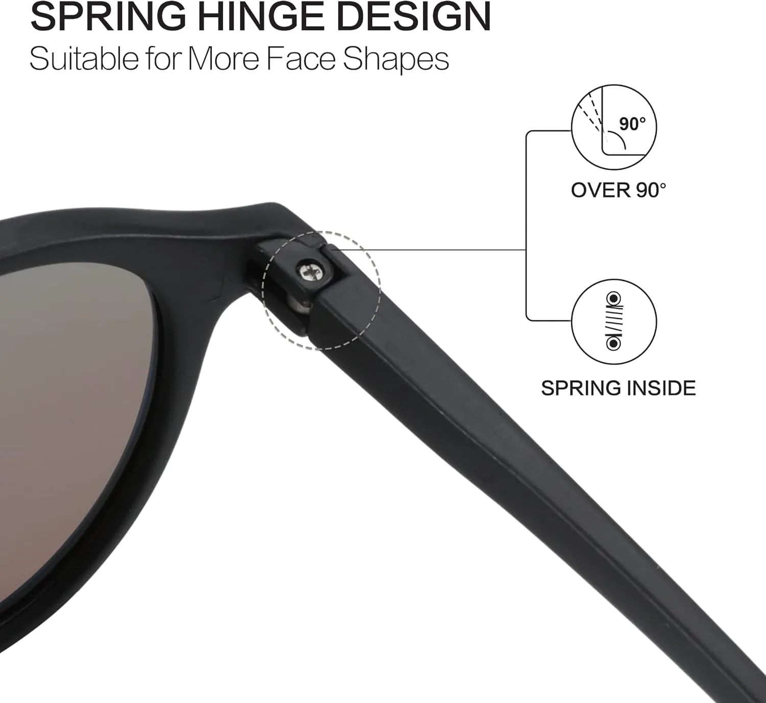 ZENOTTIC Polarized Round Sunglasses, Stylish Sunglasses for Men and Women Retro Classic, Multi-Style Selection