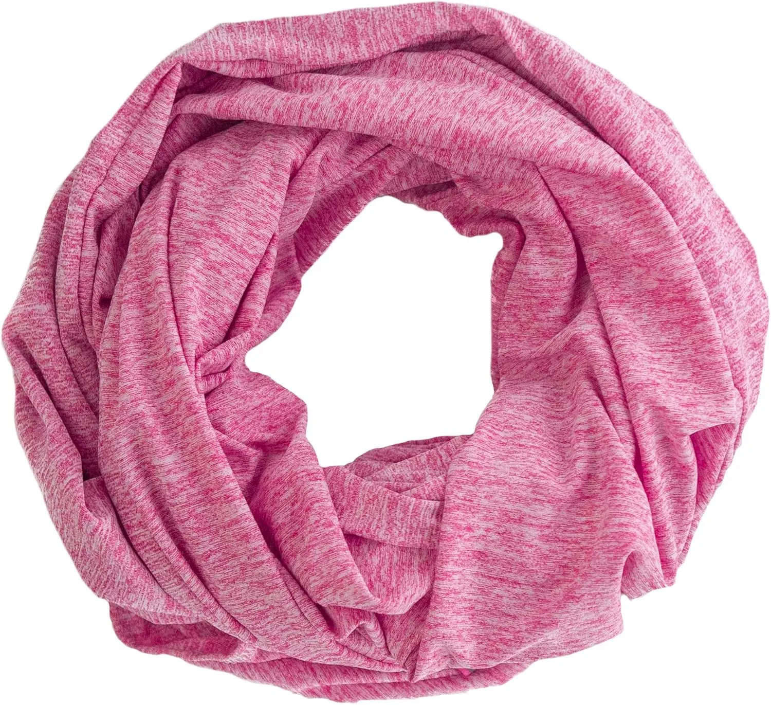 Zero Grid Infinity Travel Scarf Loop with Hidden Zipper Pockets for Passport, Phone, Cash, Cards