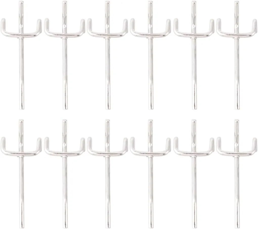 Zerodeko 50Pcs Triangular Hole Board Hooks Hangers for Doors for Hanging Bags Towels Keys Storage for Dorms Apartments Bathrooms and Bedrooms