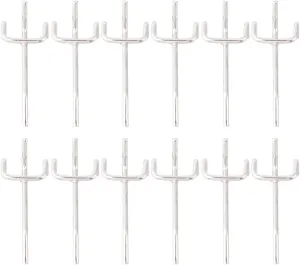 Zerodeko 50Pcs Triangular Hole Board Hooks Hangers for Doors for Hanging Bags Towels Keys Storage for Dorms Apartments Bathrooms and Bedrooms