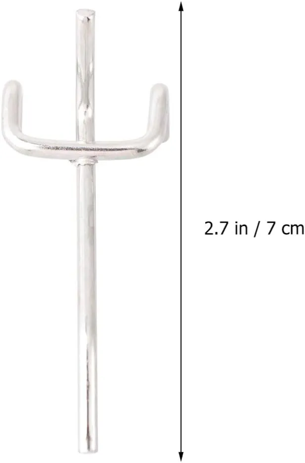 Zerodeko 50Pcs Triangular Hole Board Hooks Hangers for Doors for Hanging Bags Towels Keys Storage for Dorms Apartments Bathrooms and Bedrooms