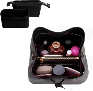 ZTUJO Purse Organizer, Bag Organizer, Insert Purse Organizer With 2 Packs In One Set For LV NeoNoe Noé Series perfectly