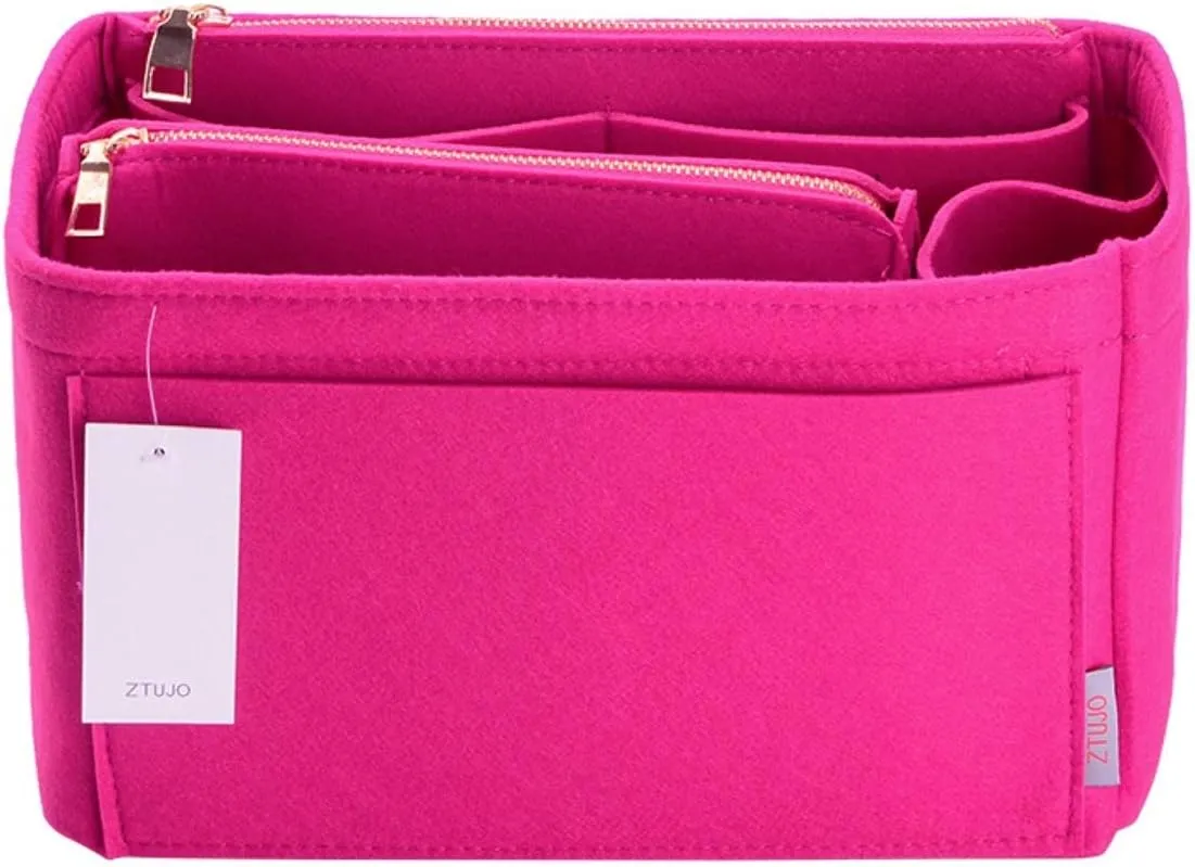 ZTUJO Purse Organizer, Felt Bag Organizer Purse Organizer Insert For Speedy, Neverfull, Graceful, Neverfull,Tote, Handbag,Shaper