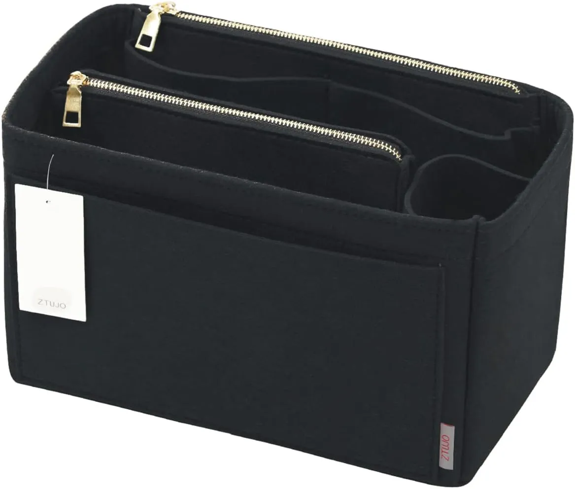ZTUJO Purse Organizer, Felt Bag Organizer Purse Organizer Insert For Speedy, Neverfull, Graceful, Neverfull,Tote, Handbag,Shaper