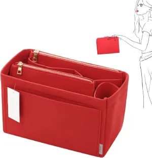 ZTUJO Purse Organizer, Felt Bag Organizer Purse Organizer Insert For Speedy, Neverfull, Graceful, Neverfull,Tote, Handbag,Shaper