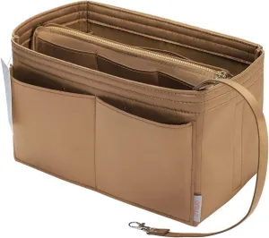 ZTUJO Purse Organizer Insert, Felt Bag Organizer with Metal Zipper, Handbag & Tote Shaper, For Speedy Neverfull Tote, 7 Sizes